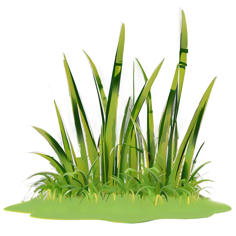 Stylized Cartoon Grass Png Gsd38