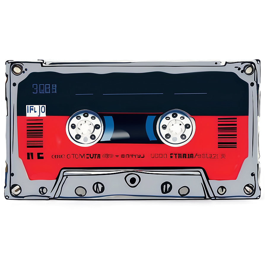 Stylized Cassette Tape Png Dtw