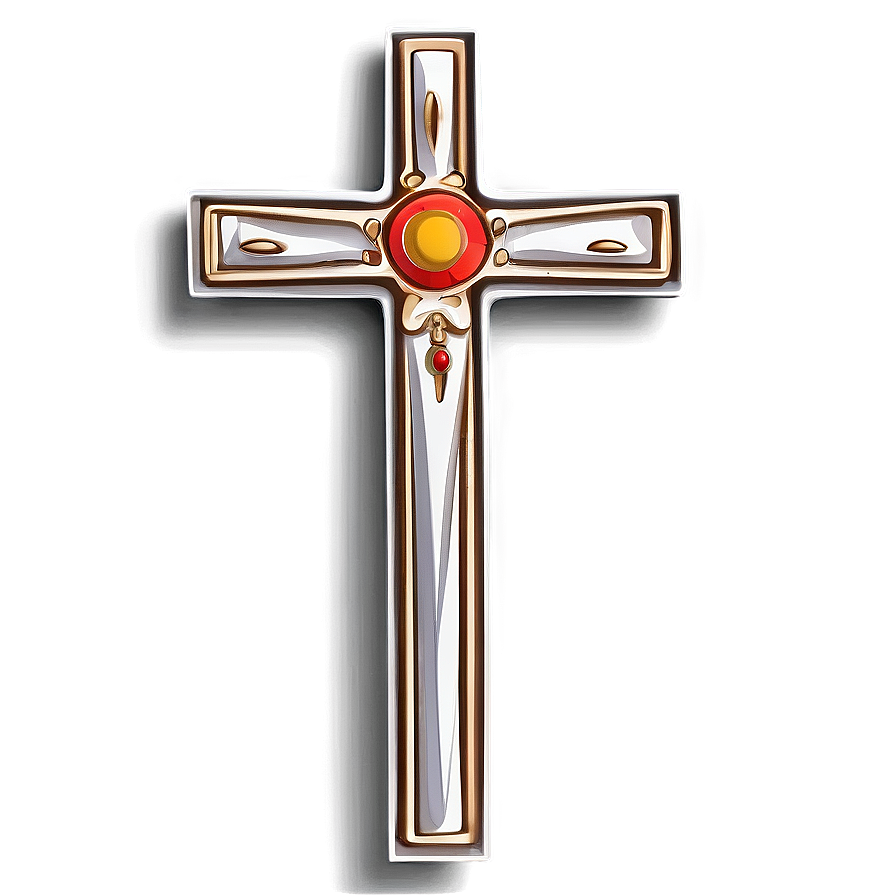 Stylized Catholic Cross Representation Png 42