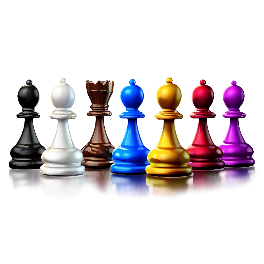 Stylized Chess Pawn Png 06132024