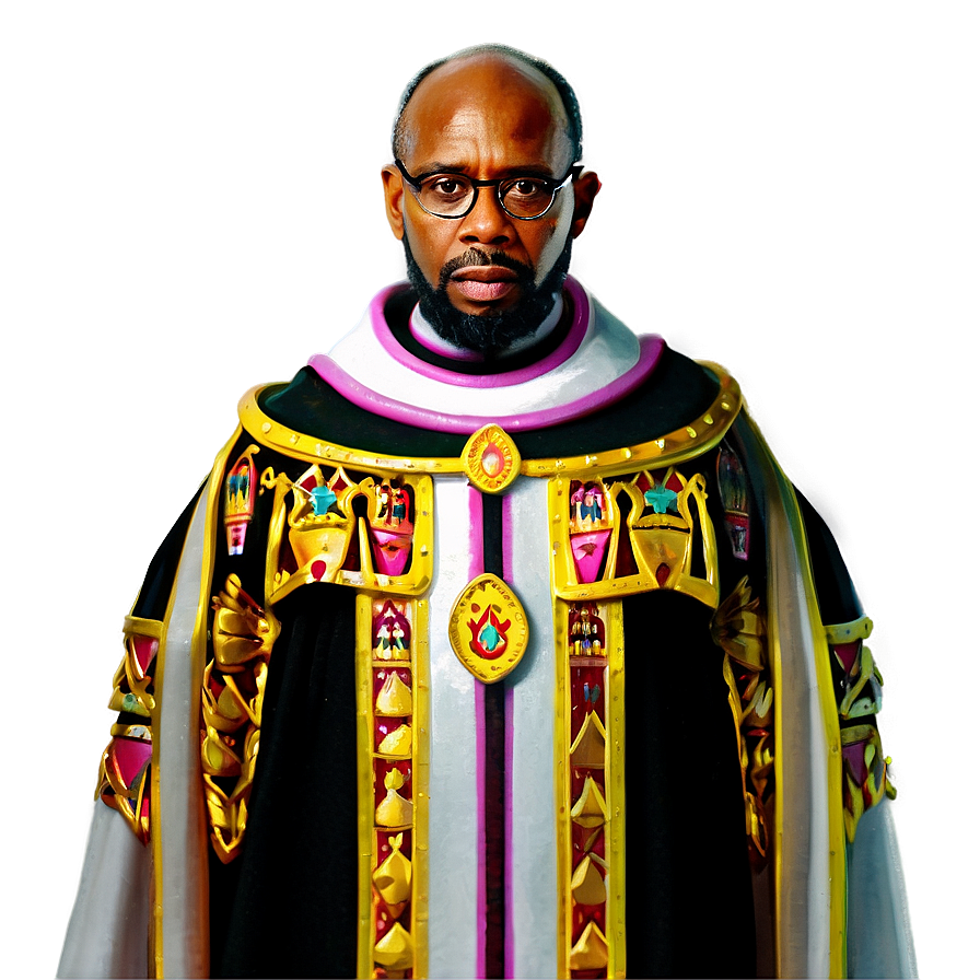 Stylized Church Bishop Png Pdi