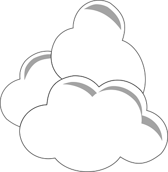 Stylized Cloud Vector Illustration