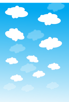 Stylized Clouds Gradient Background