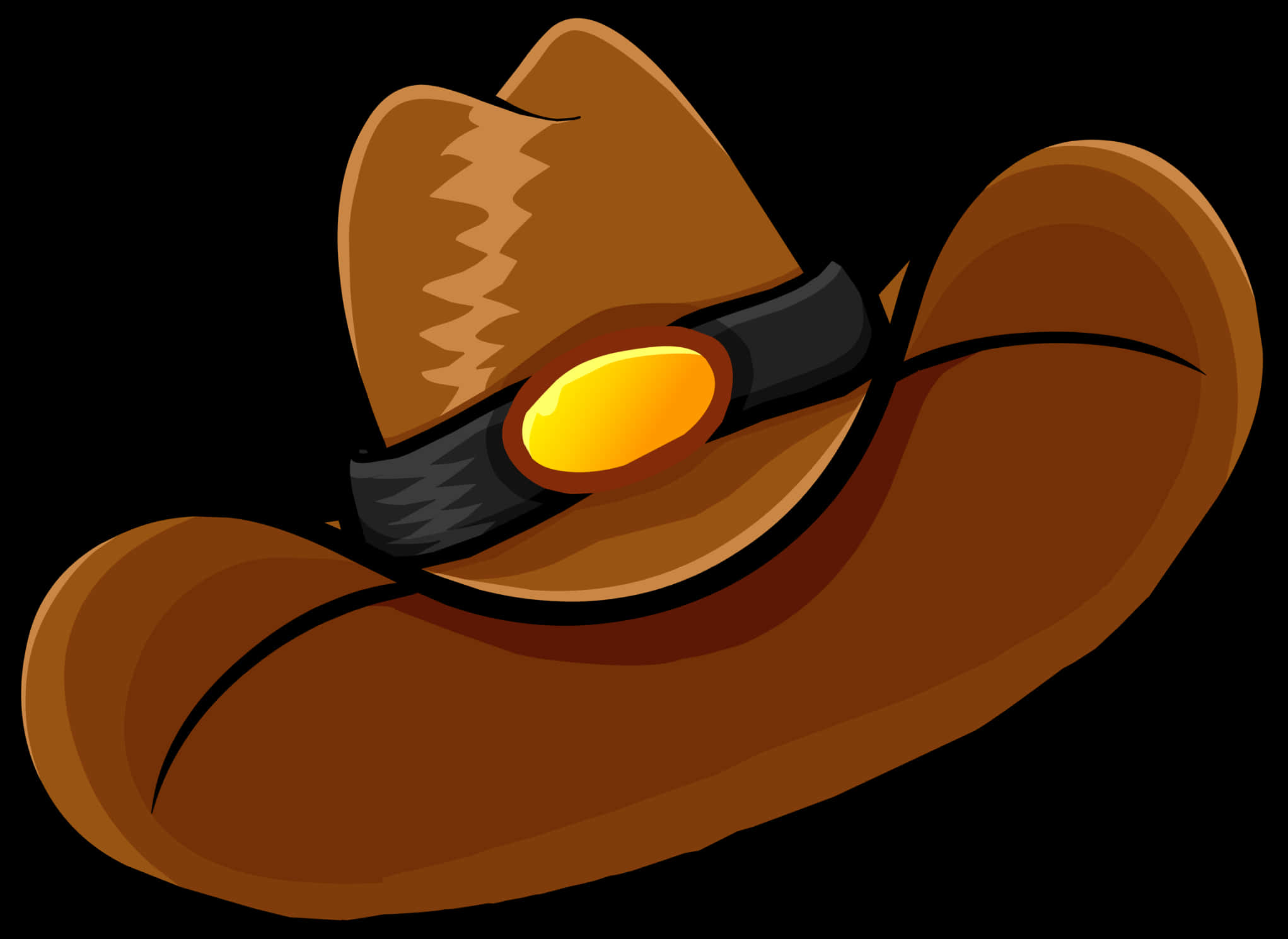 Stylized Cowboy Hat Illustration