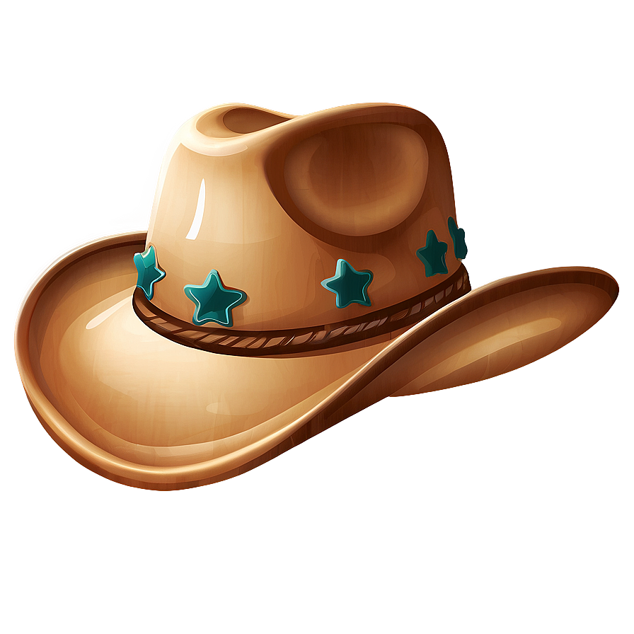 Stylized Cowboy Hat Transparent Illustration Png 36