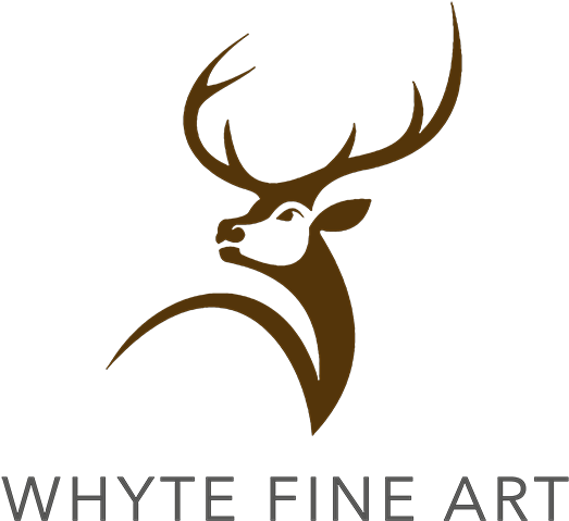 Stylized Deer Logo Whyte Fine Art