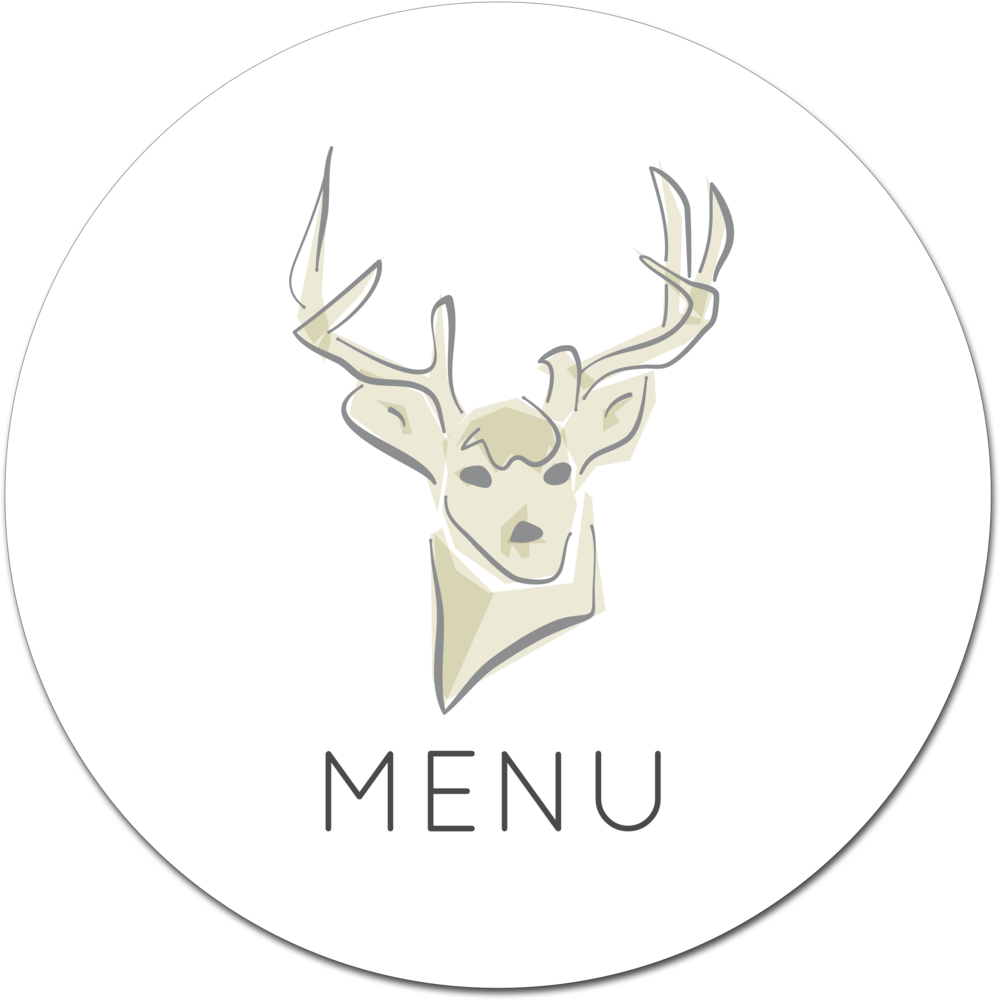 Stylized Deer Menu Icon