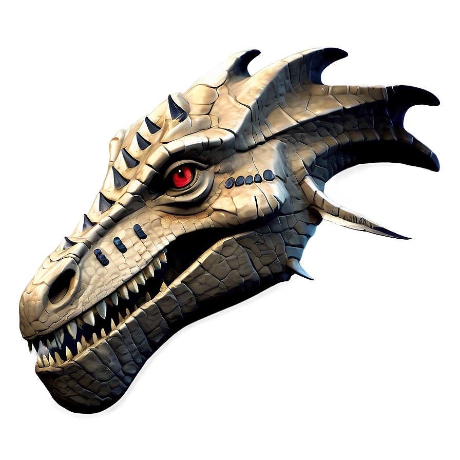 Stylized Dinosaur Head Artwork Png 06292024