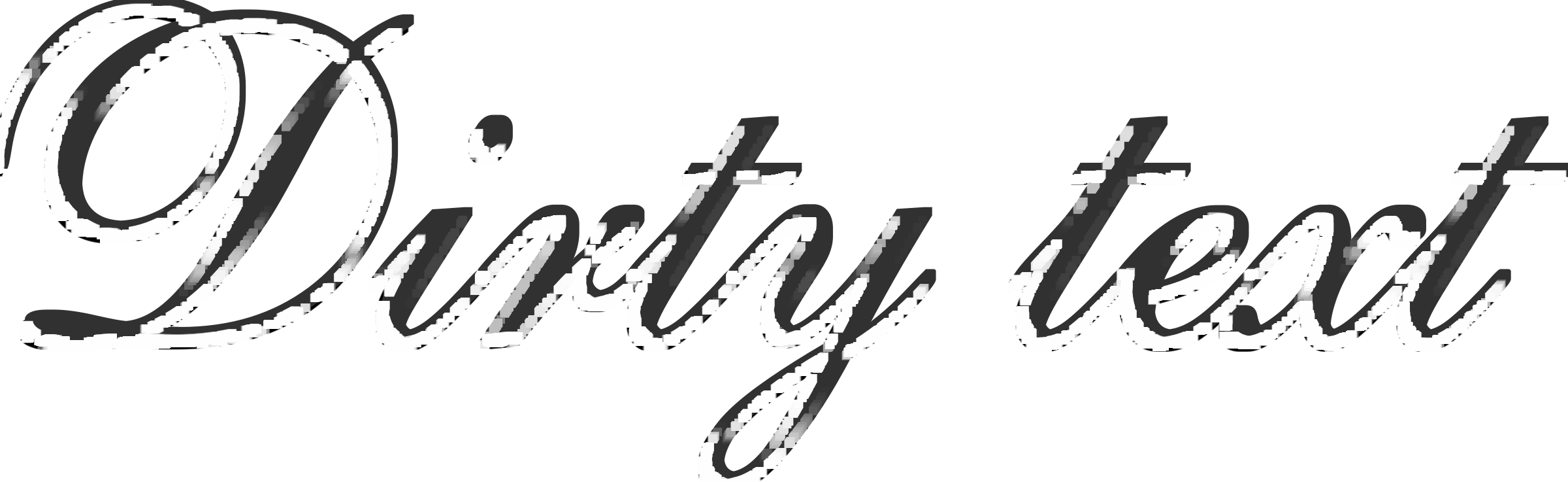 Stylized Dirty Text Logo