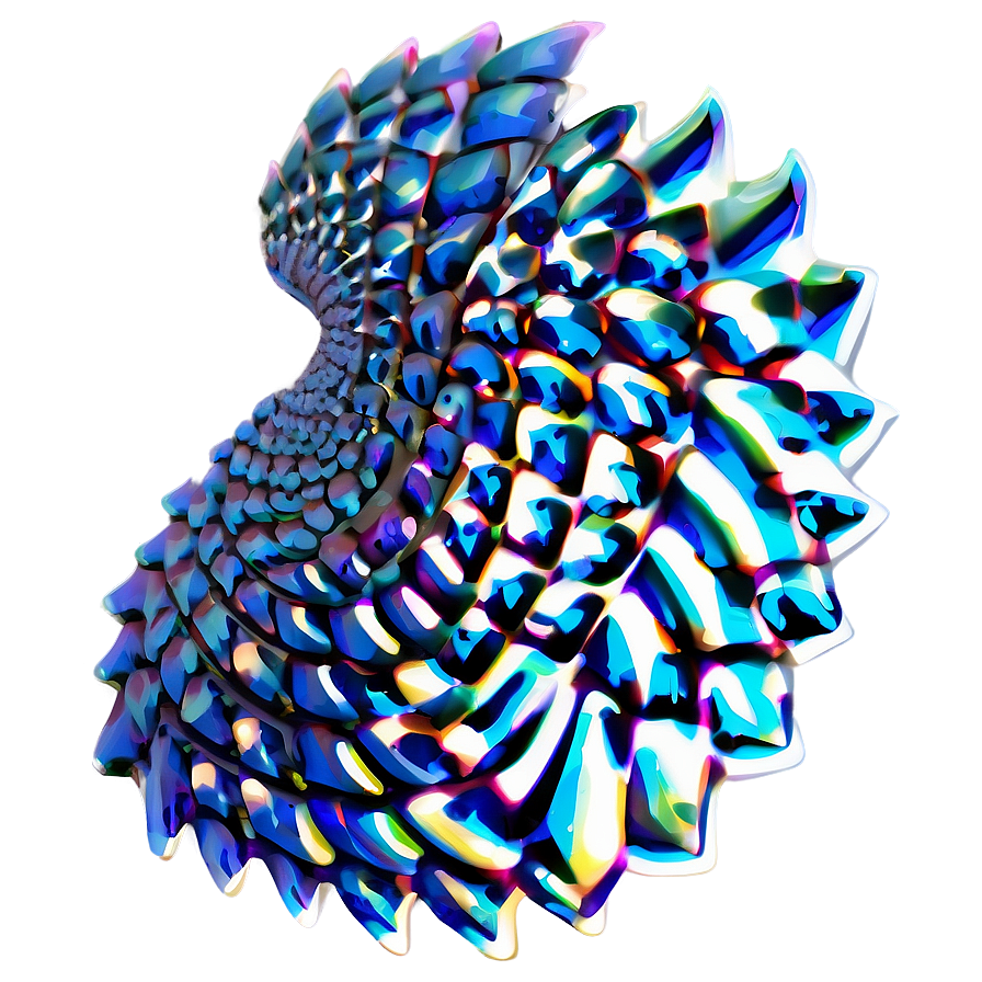 Stylized Dragon Scales Png Owq77