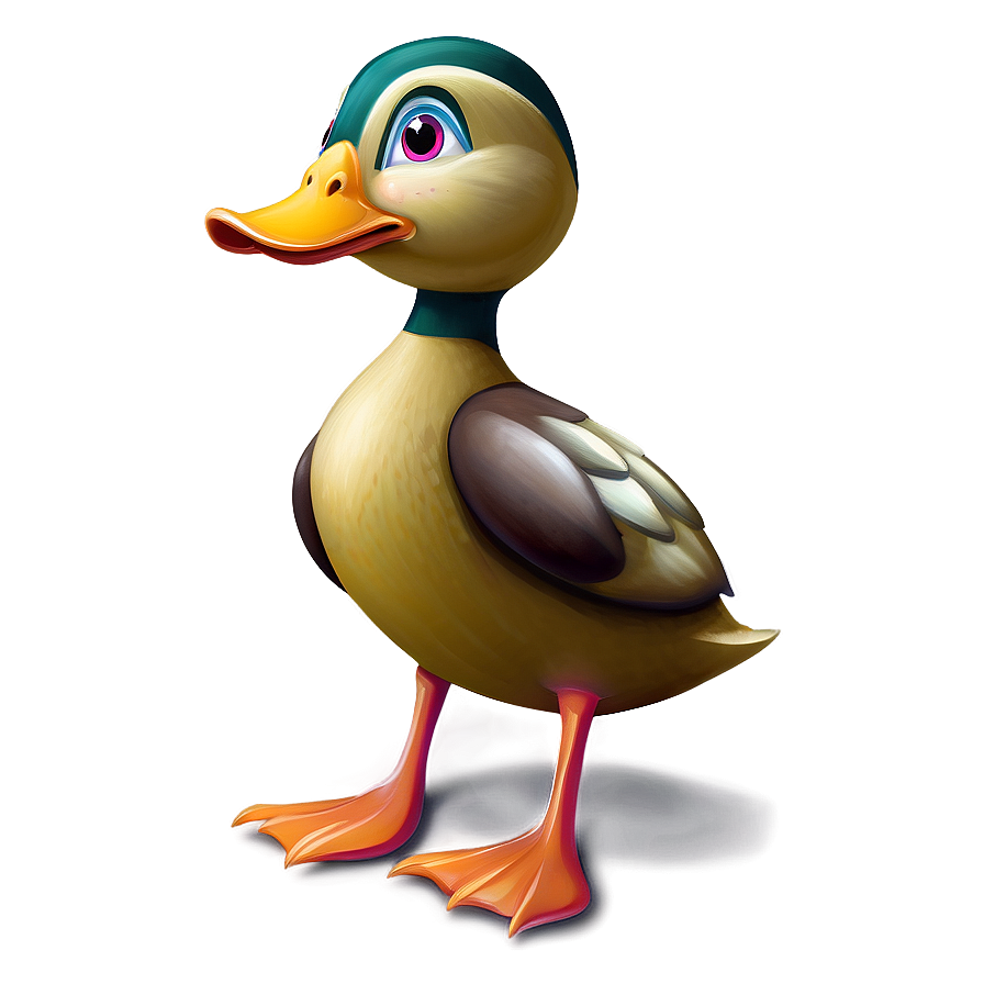 Stylized Duck Design Png Lpy47