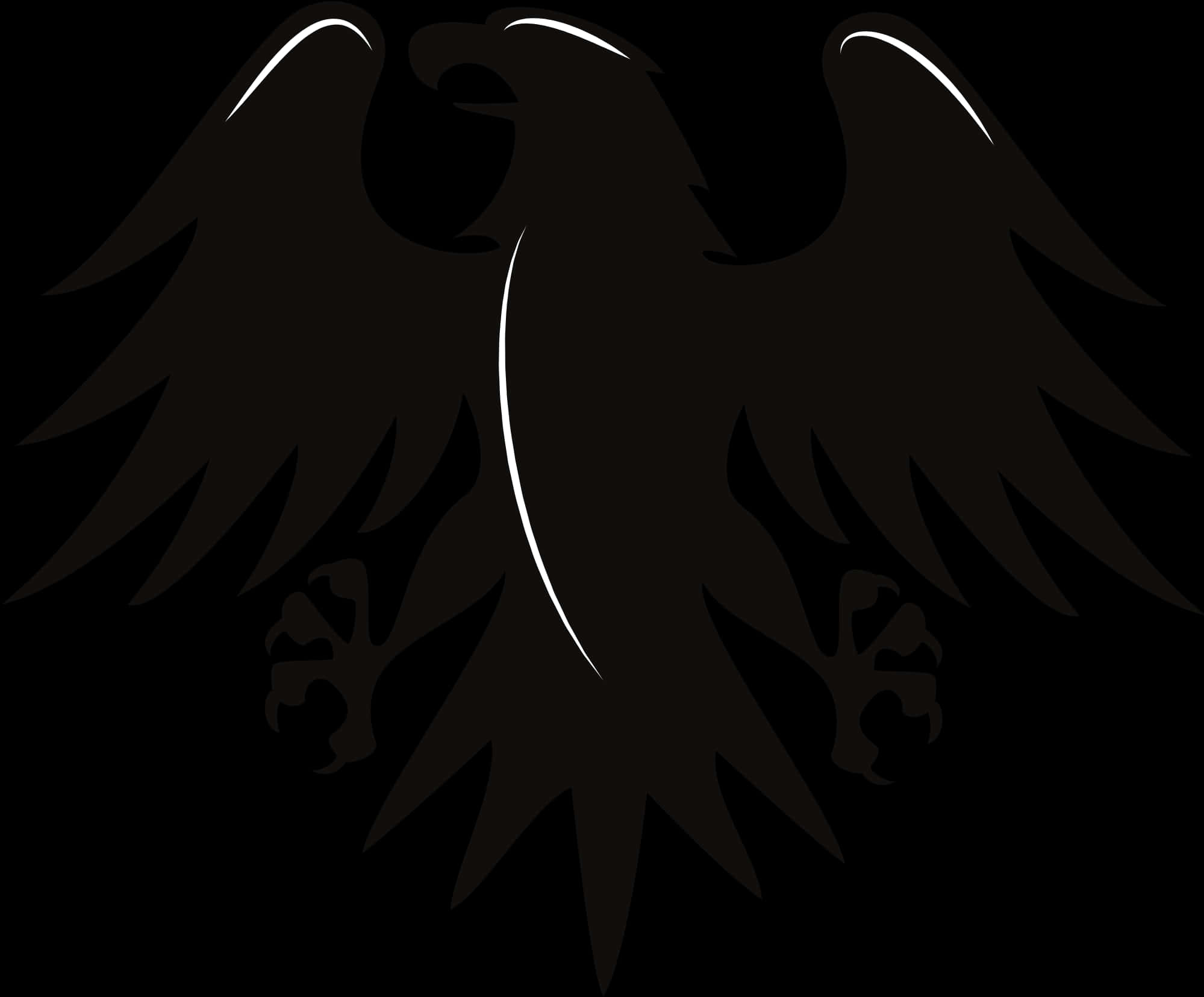 Stylized Eagle Silhouette