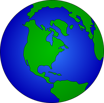 Stylized Earth Graphic