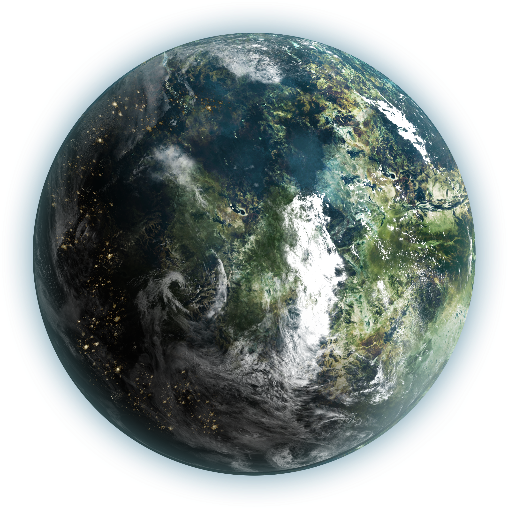 Stylized Earth Rendering