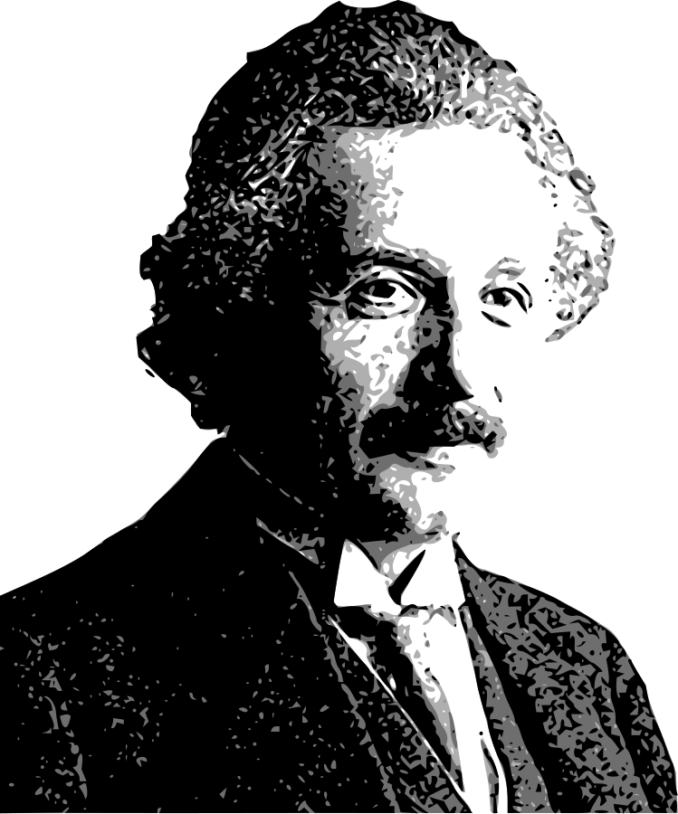 Stylized Einstein Portrait