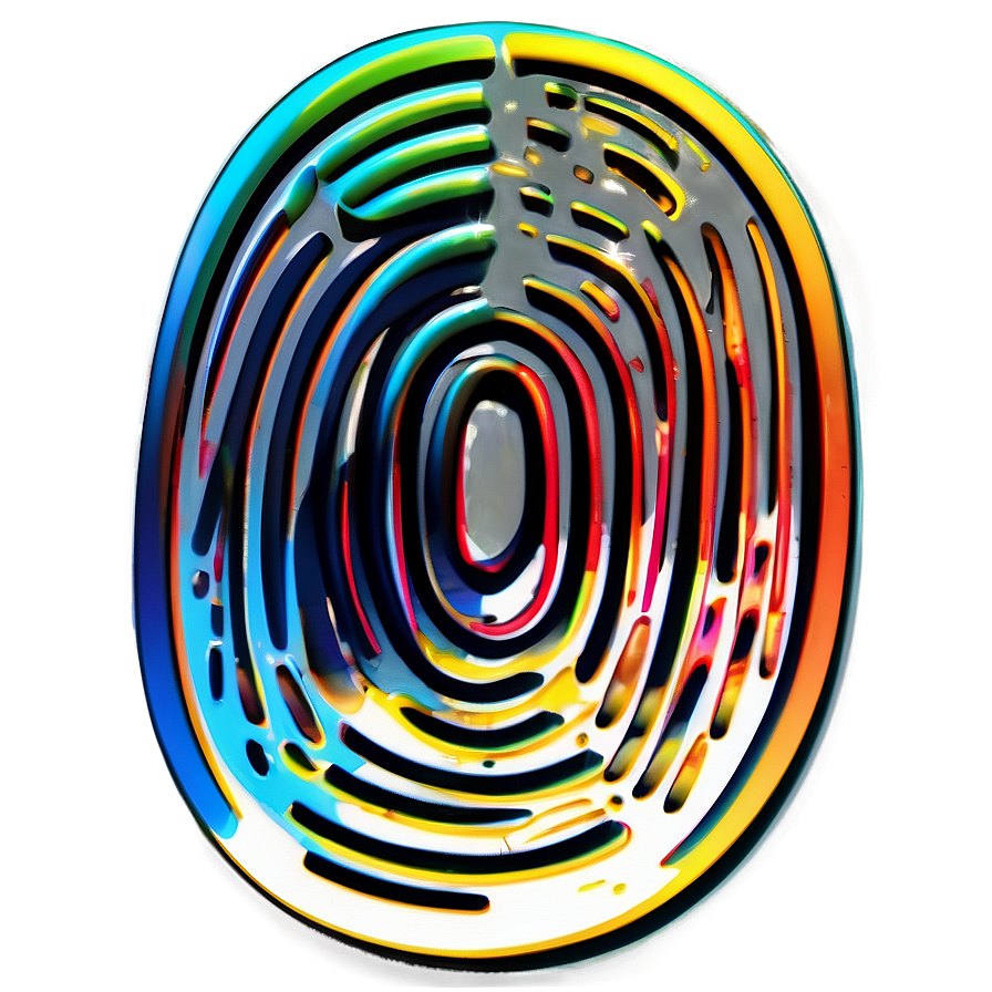 Stylized Fingerprint Vector Png 05242024