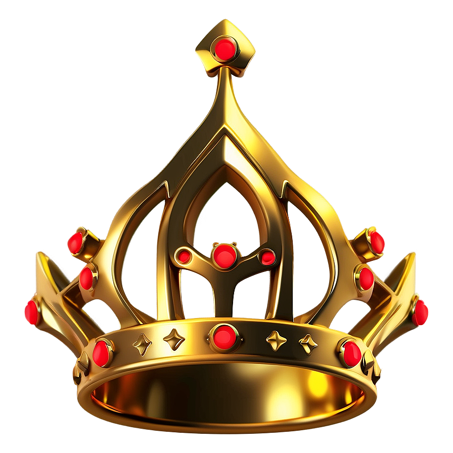 Stylized Golden Crown Png 78