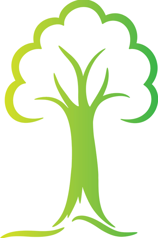 Stylized Green Tree Clipart