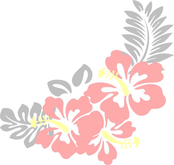 Stylized Hibiscus Floral Design