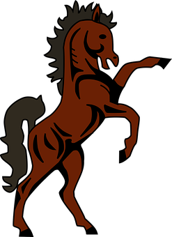 Stylized Horse Silhouette