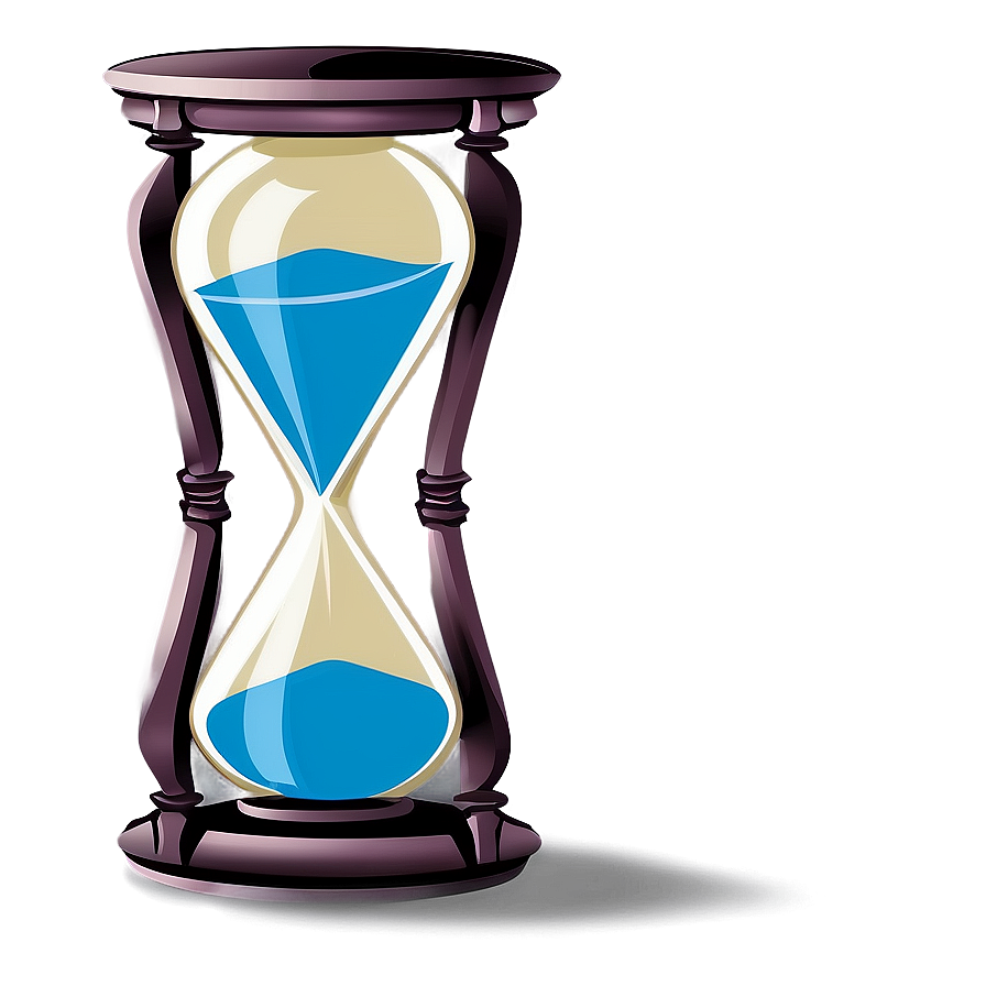 Stylized Hourglass Graphic Png Msf68