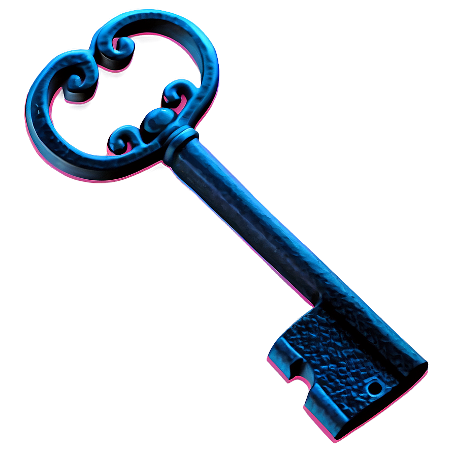 Stylized House Key Png 06292024