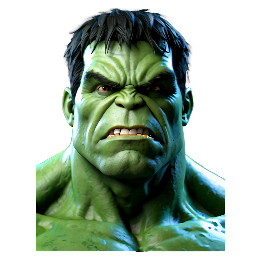 Stylized Hulk Face Png 06272024