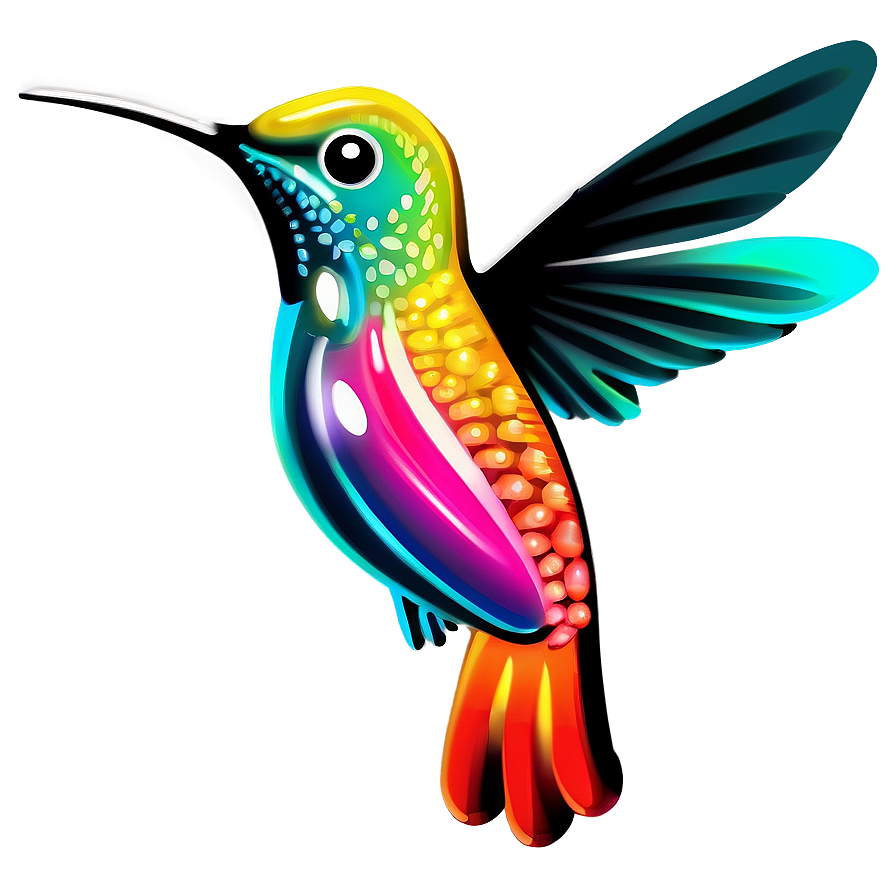 Stylized Hummingbird Png 05212024