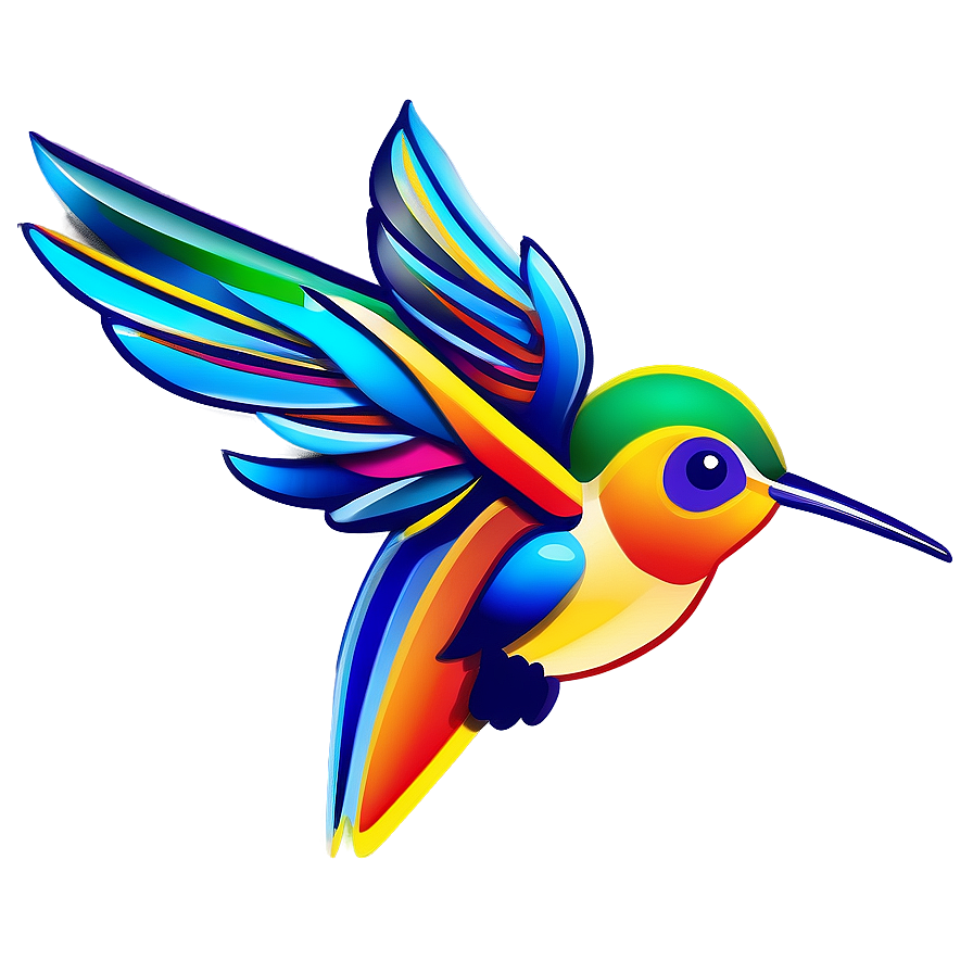 Stylized Hummingbird Png Gkp