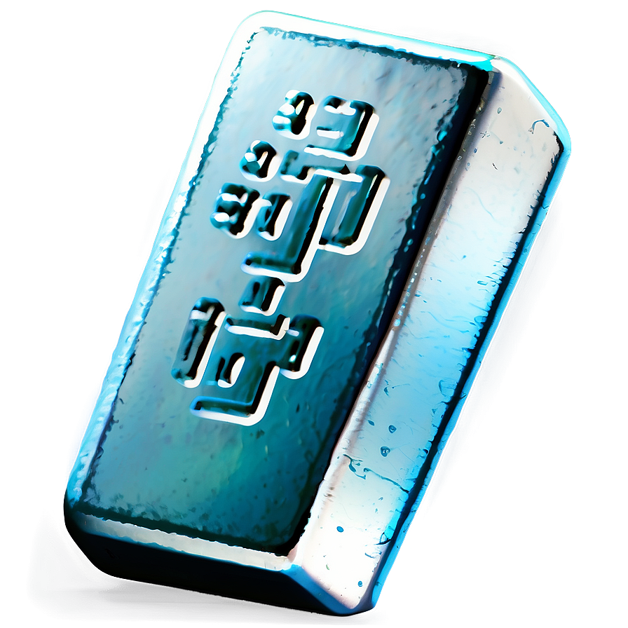 Stylized Iron Ingot Image Png Wet