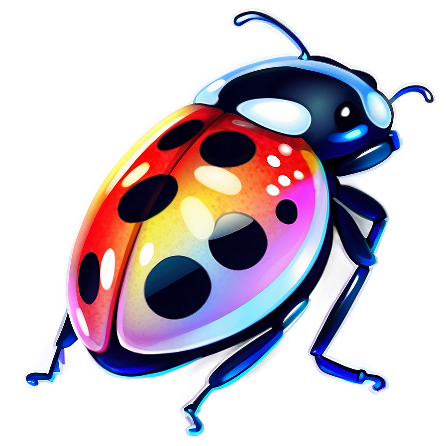 Stylized Ladybug Art Png Grl