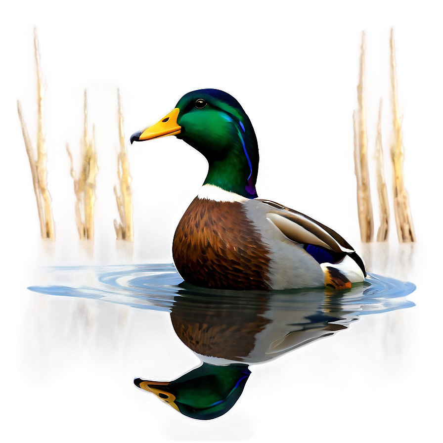 Stylized Mallard Duck Png Gdq97