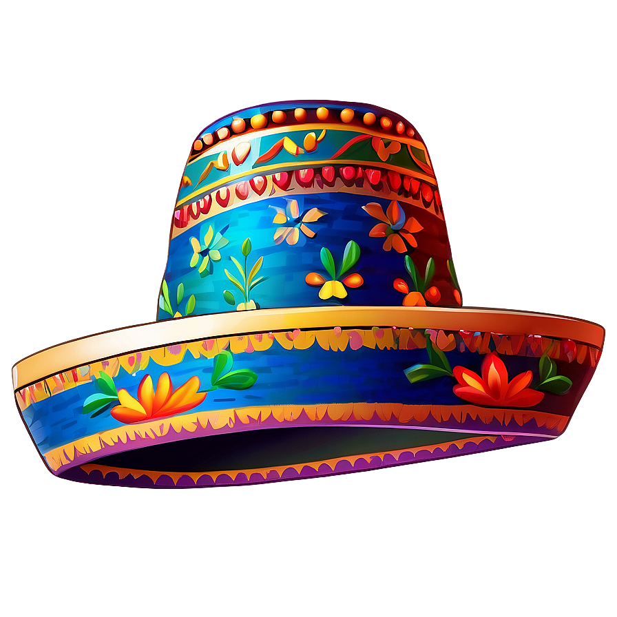 Stylized Mexican Hat Png Snp4