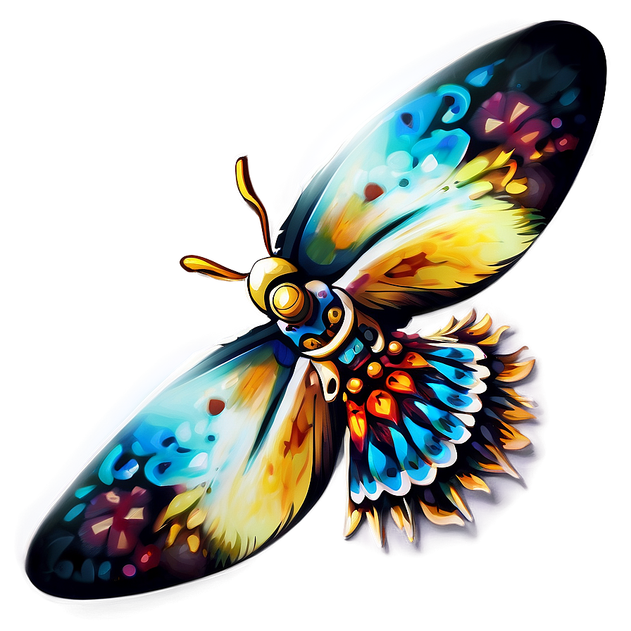 Stylized Mothra Fan Art Png Awt6