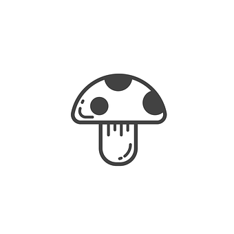 Stylized Mushroom Icon