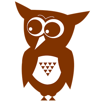 Stylized Owl Graphic