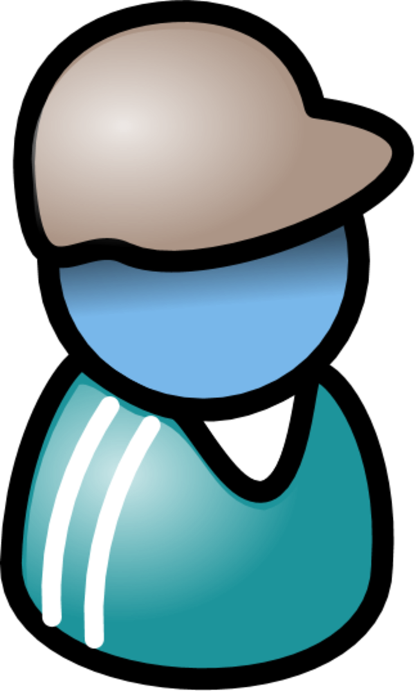 Stylized Person Iconwith Hat