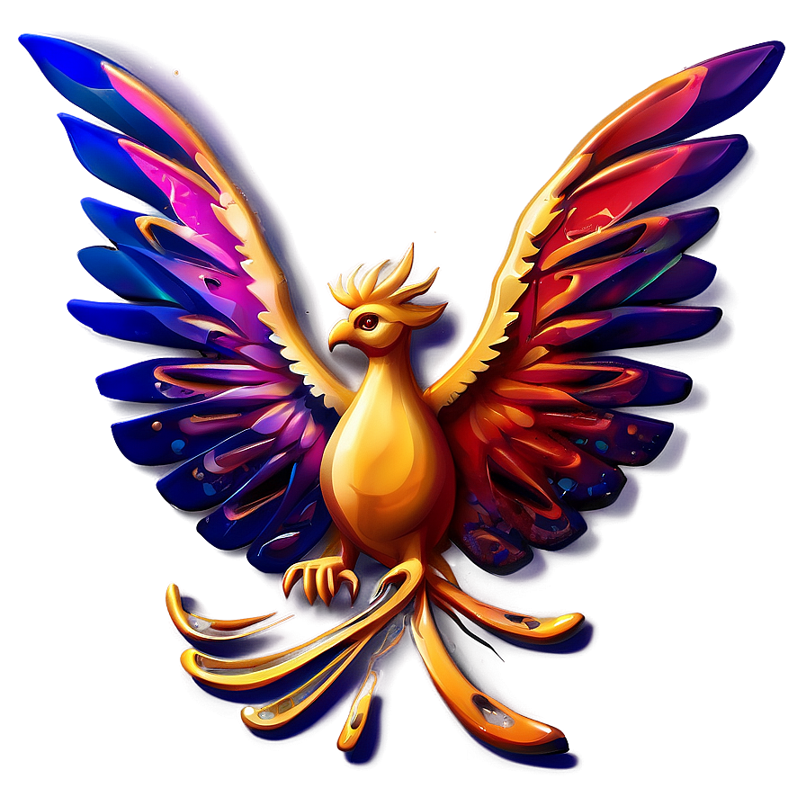 Stylized Phoenix Icon Png 53