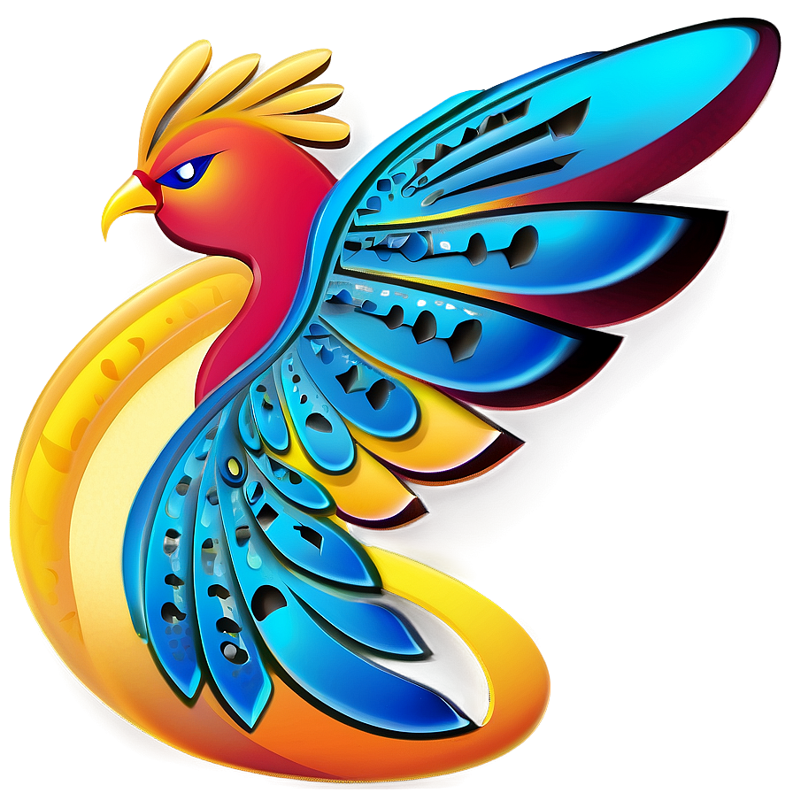 Stylized Phoenix Icon Png Uxk