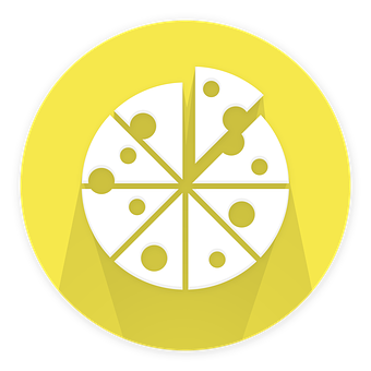 Stylized Pizza Icon