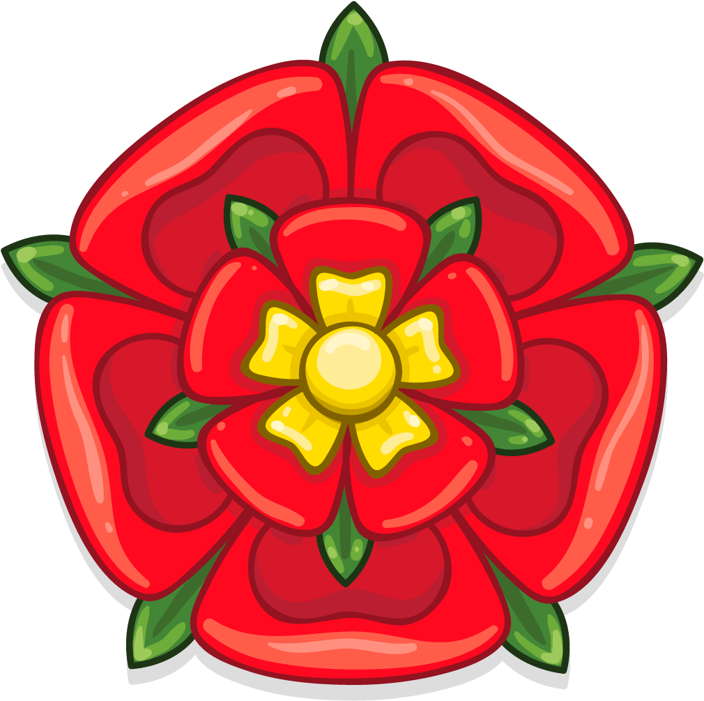 Stylized Red Rose Illustration