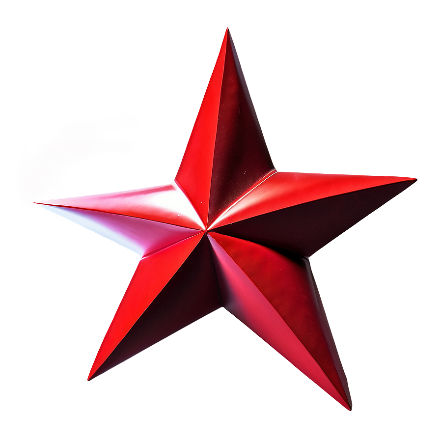 Stylized Red Star Png Ckq65