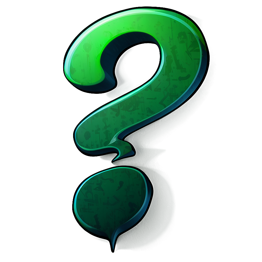 Stylized Riddler Question Mark Png Xfk