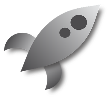 Stylized Rocket Icon