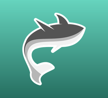 Stylized Shark Icon