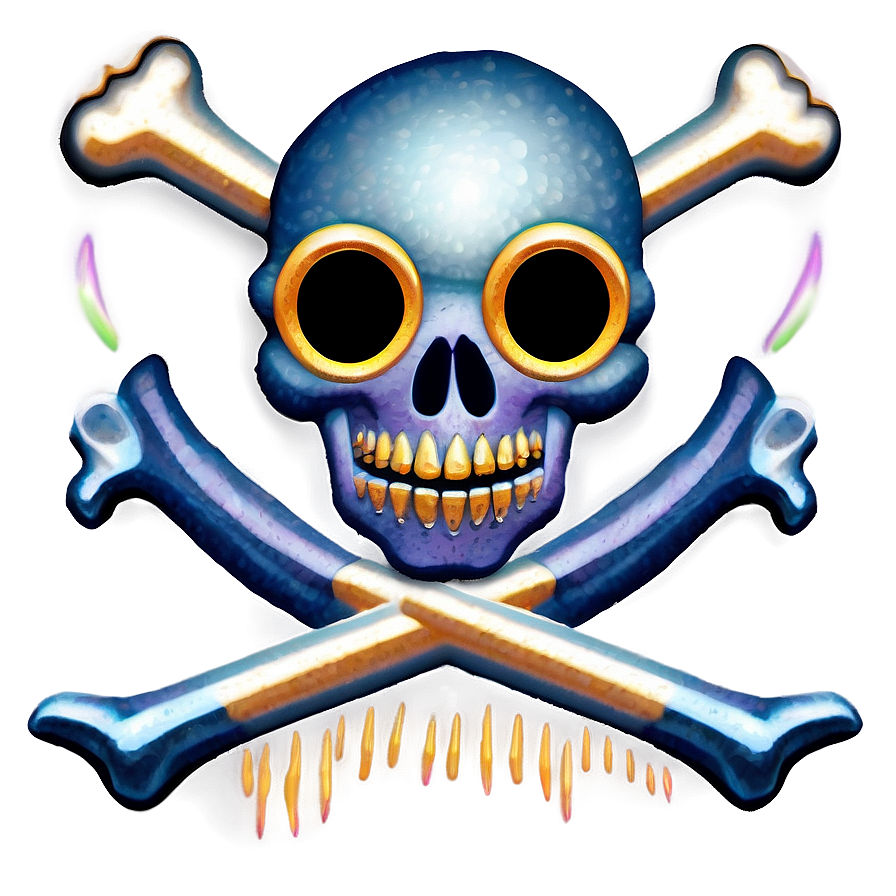 Stylized Skulland Crossbones