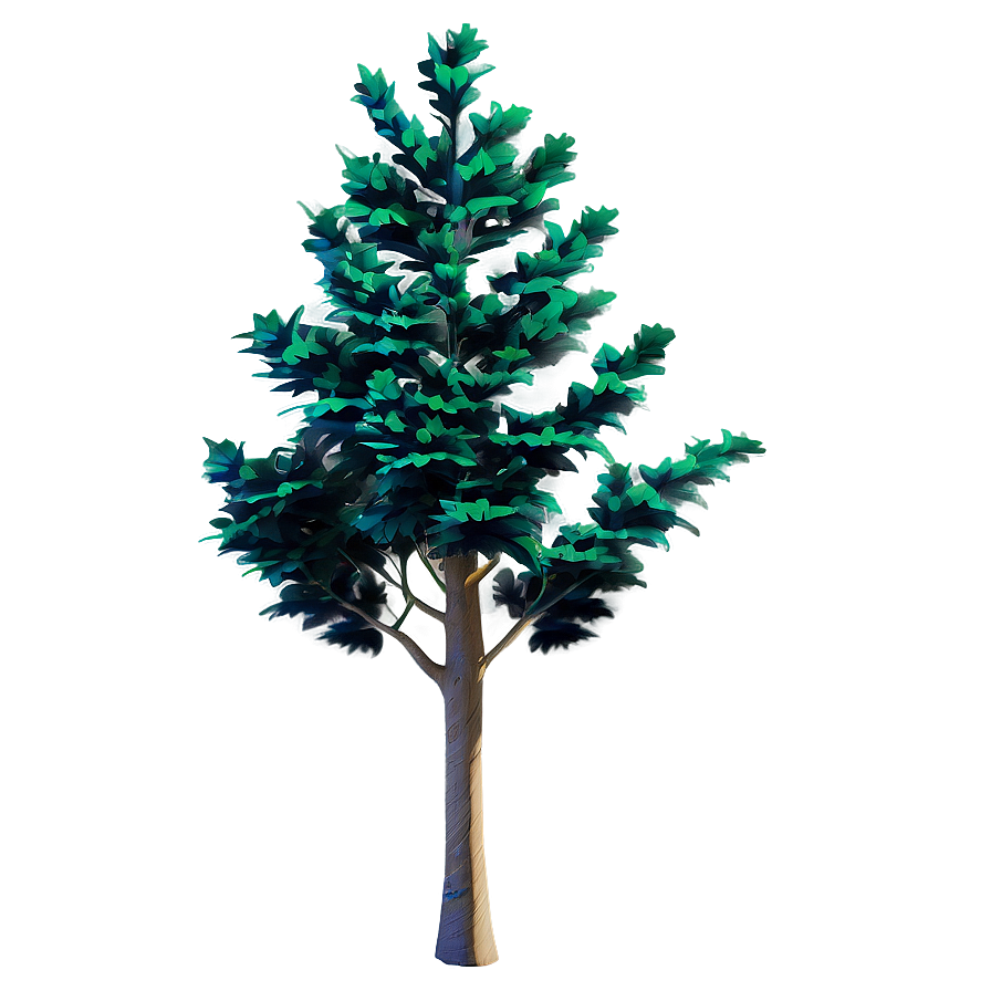 Stylized Small Tree Png 06132024