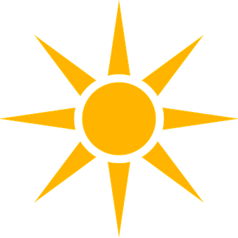 Stylized Sun Icon