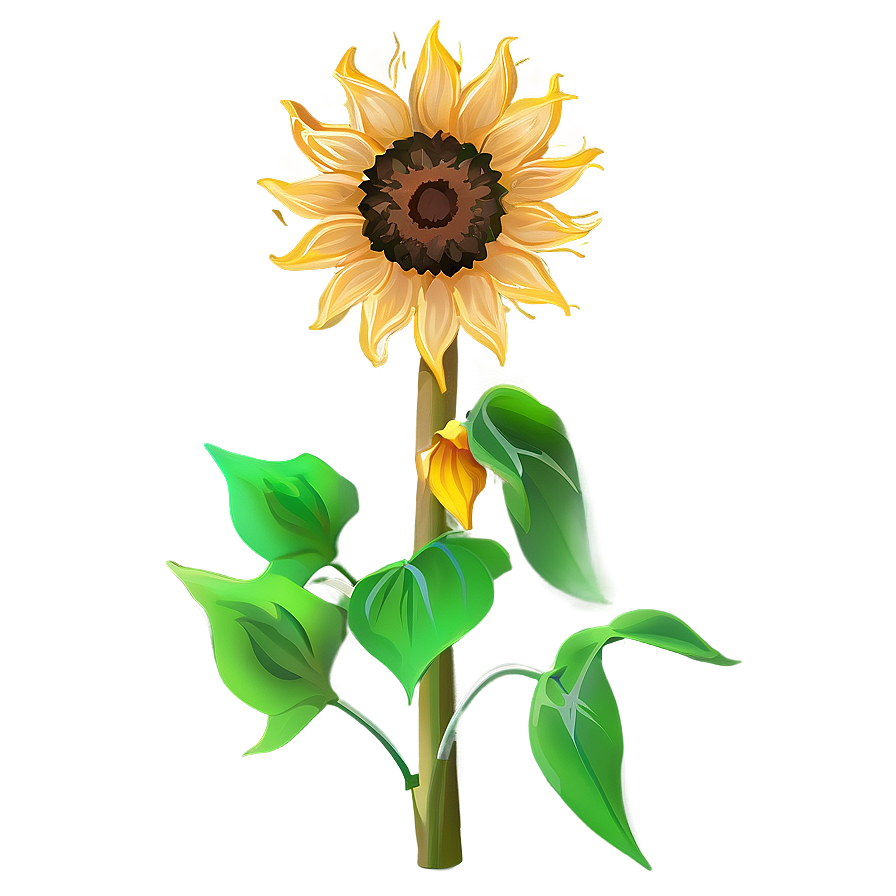 Stylized Sunflower Png 25