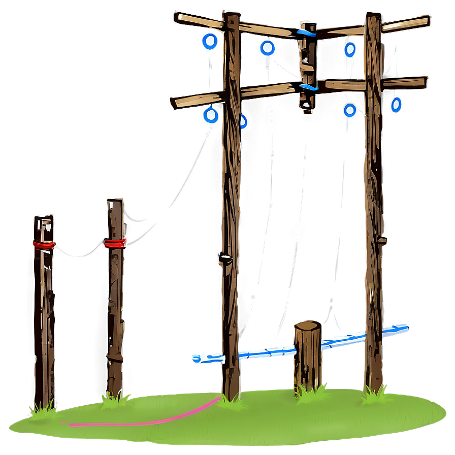 Stylized Telephone Pole Png Knc8